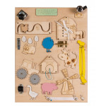 Manipulačná doska/Activity board prírodná – Farma